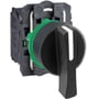Schneider Electric Harmony Style 5 sort drejeafbryder med langt greb, 3 faste positioner og 2NO kontakter.