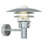 Lønstrup 32 udendørs væglampe m. Sensor, E27, Galvaniseret stål - Nordlux + Ekskl. lyskilde (tom)