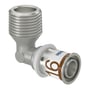 Uponor S-Press MLCP – Vinkelovergang 90° m. preskobling/nippel, 16 mm x ½"