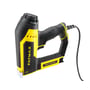 Stanley Fatmax elektrisk hæfte-/klammemaskine med softgrip-håndtag og gul/sort finish.