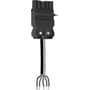 Bagside af Wieland GST18I5 tilslutningskabel, 5-polet, med 7m sort kabel og afisolerede ledere.
