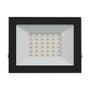 SpectrumLED LED-projektør på 30 W set forfra med sort ramme og synlige LED-dioder.