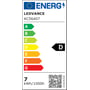 Energimærket for Ledvance T8 Connected LED-rør viser energiklasse D og et forbrug på 7 kWh pr. 1.000 timer.