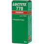 Loctite 770 Primer 10g æske med information om polyolefin primer og advarselssymboler. Farven er grøn med røde og hvide detaljer.