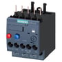 Siemens Sirius termorelæ 1,1-1,6A, model 3RU21, med stop, reset og testknapper samt skrueterminaler.