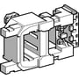 Detaljeret skitse af Schneider Electric TeSys spole LX1FH0482, viser dens interne opbygning og tilslutningspunkter.