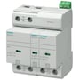 Siemens 5SD7 T1-2 overspændingsbeskytter, 2-polet, 350V TN-S/TT med N/PE og L1 tilslutninger samt fjerndisplay kontakt.