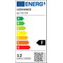 Energimærke for Ledvance Dulux LED L External-røret med energiklasse F og et forbrug på 12 kWh pr. 1.000 timer.