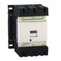 Schneider Electric TeSys D kontaktor med 3 poler, 115A og 415V AC spolespænding, fremstår i hvid og sort plast med tydelige mærkninger.