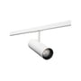 SG Armaturen Spot ZIP Tube Mini TW i hvid monteret på hvid skinne, med justerbar 2000-4000K LED.