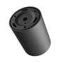 Undersiden af SpectrumLED Orbito loftspot i sort, viser monteringshuller og designets cylindriske form set nedefra.