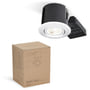 Nordtronic Quick Spot Outdoor, udendørs, rustfri, indbygningsspot 230V LED, rund, inkl. LED-pære (Nordtronic Value / CRI>90 FlickerFree / 5W / 400lm / 38° / 3000K / dæmpbar