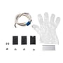 SG Armaturen Lineal Surface Start Kit indeholder DALI-kompatibel ledning, monteringsbeslag, skruer og et par handsker.