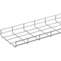 Wibe Defem gitterbakke i rustfrit stål 316L, 60x220mm, 2,5m, med et åbent gitterdesign og buede kanter.