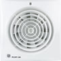 Ventilator badeværelse Silent-300 CHZ: Kuglelejer, justerbar efterløbs timer og hygrostat, op til 280 m³/h, hvid – S&P