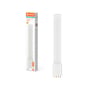Ledvance Dulux LED S/E LED-lyskilde med 2G7-sokkel står ved siden af emballagen, set forfra.