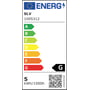 SLV QPAR51 GU10 energimærke G med 5 kWh/1000h forbrug og QR-kode for detaljer.