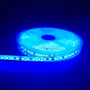 Rulle med blå LED strip, 10W/m, 24V, IP65, der lyser kraftigt blåt med 120 LED/meter.