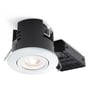 Uni Install indbygningsspot, inkl. LED-pære (Philips / CRI>97 ExpertColor / 5,5W / 355lm / 36° / 2700K / dæmpbar), GU10 (230V), rund, hvid (blank) – Nordtronic, Philips Lighting