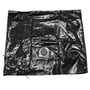 Starmix Energetic støvsugerpose i sort plast/fleece, med 5 stk i pakken, vist udfoldet på hvid baggrund.
