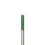 Abicor Binzel grøn wolframelektrode WP med 3,2 mm diameter og 175 mm længde til TIG-svejsning.