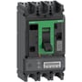 Schneider Electric ComPacT NSX400R 3-polet maksimalafbryder med 400A mærkestrøm og MicroLogic 5.3 E display enhed.
