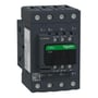 Nærbillede af Schneider Electric TeSys D kontaktor, 60A, 4-polet, viser tydeligt mærkater og skrueterminaler på enheden.