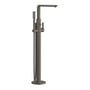 Grohe Lineare New kar/brusersøjle i børstet antracit med 271mm tud og etgrebs armatur. Produktet er gulvmonteret.