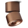 Antidark Easy Mini W75 loftlampe i rosegold, vist med justerbar kipfunktion og en diameter på 75 mm.