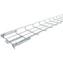 Legrand Gitterbakke FC 30/150 elektrogalvaniseret Fasclic+, 3 meter, med bredde på 150 mm og højde på 30 mm, vist på hvid baggrund.