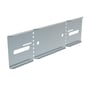 Legrand P31 endestykke til kabelbakker, 60x75 mm, fremstillet af pregalvaniseret stål med flere monteringshuller og slidsåbninger.