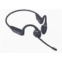 Zmartgear BC BT trådløst headset med knogleledningsteknologi og boommikrofon i mørkegrå på hvid baggrund.