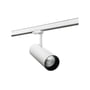 SG Armaturen Tube Eco spotlight i hvid til ShopLine DALI skinne, med 4000K lysfarve og DALI-styring.