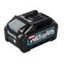 Makita BL4040 40V XGT Li-ion batteri med 4,0Ah kapacitet og tydelig opladningsindikator.
