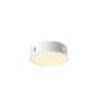 SLV MEDO 30 downlight i hvid med 70° spredningsvinkel, 8W, 1150/1200lm, 3000/4000K og CRI90, vist forfra på hvid baggrund.
