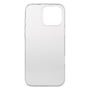 Transparent TPU-cover til iPhone 16 Pro Max set bagfra med den store kameraåbning øverst til højre.