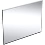 Geberit Option Plus firkantet spejl med lys, sort mat, 90 cm x 70 cm