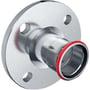Geberit Mapress FZ el-forzinket overgangsflange 76,1 mm med synlig presseindikator og tætningsring.