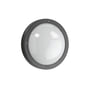 SG Armaturen Vægarmatur Primo 1100 LED i grafitfarvet aluminium med opal skærm, 11,5W, IP65.