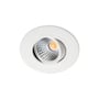 SG Armaturen Downlight Nano Tilt LED spot i hvid pulverlakeret aluminium med en vippe- og drejefunktion.