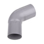 Grå Plastmo bøjning til tagrender med 110 mm diameter og 60 graders vinkel.
