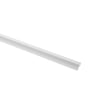 Længdevisning af et 2 meter hvidt PVC skillespor til Signa/Signo kanalsystemer.