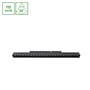 SpectrumLED System Shift Basic lineær gitter lampe, 330mm sort, med oplysninger om 110 lm/W og 24 graders spredning.