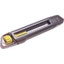 Stanley Interlock hobbykniv med 18mm knækblad og gul justeringsknap, fremstillet i aluminium.