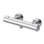 AM.PM Gem TMC brusearmatur i krom, termostatstyret med 150 mm centerafstand og blank messingoverflade.