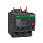 Schneider Electric TeSys D termorelæ LRD07 med justerbar strøm på 1,6-2,5A og reset-knap i grå plast.