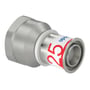 Uponor S-Press MLCP – Gevindovergang m. preskobling/muffe, 25 mm x 1"
