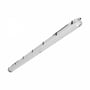 SpectrumLED Gigant Pro LED-armatur på 150 cm ses i sin fulde længde med klar afdækning og metalclips.