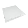SpectrumLED Algine LED-panel set skråt bagfra med synlige skruer, tilslutningsledning og driver.