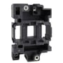 Schneider Electric spole LX1-D6P7 i sort plast med synlige kontakter og monteringsdetaljer.